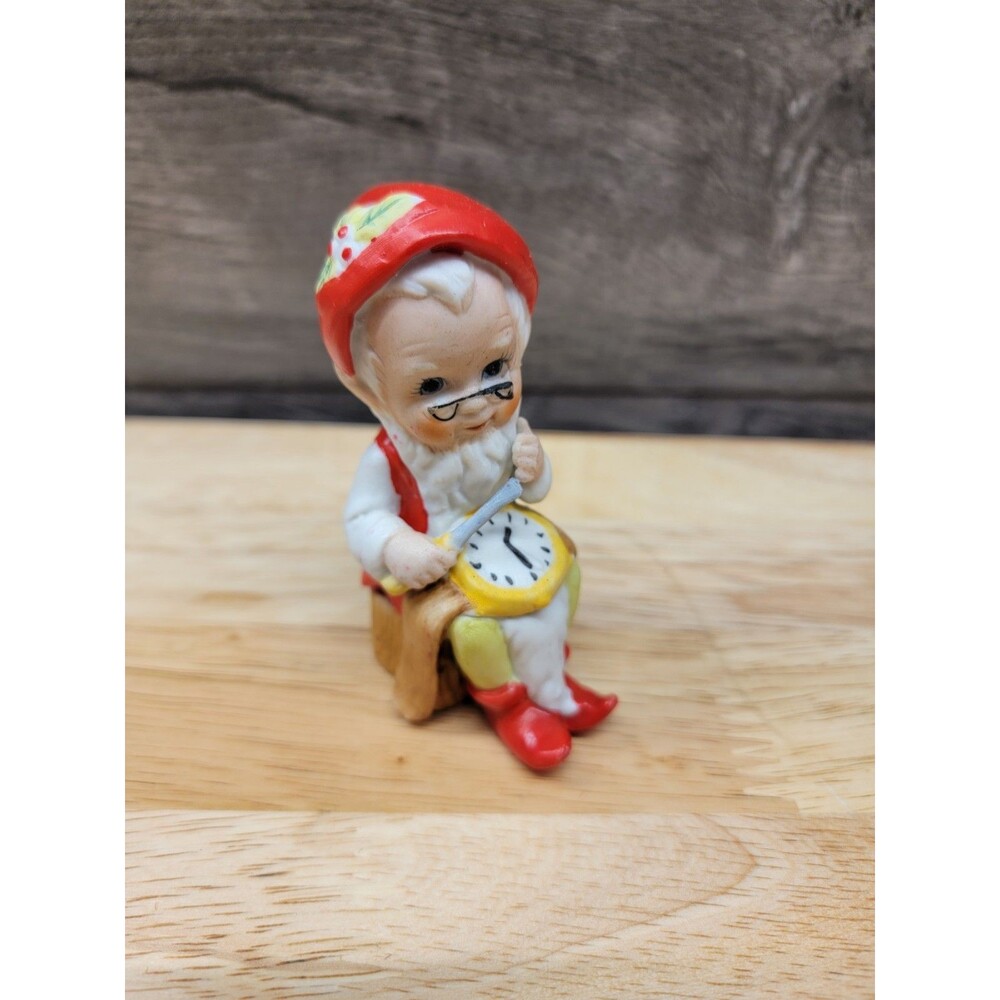 Vintage Santa's Elf Toymaker Figurine
